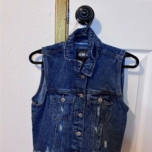 Rewash Dark Blue Denim Jacket